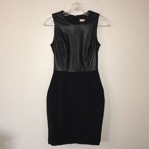 Black fitted Banana Republic dress